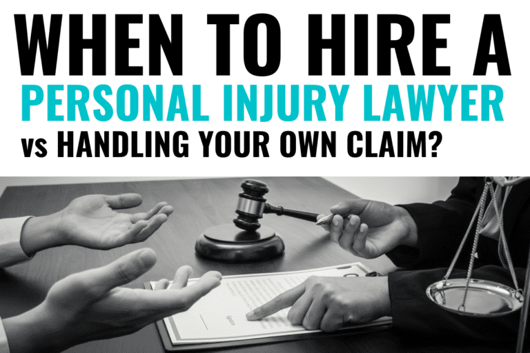 When to Hire a Personal Injury Lawyer vs. Handling Your Own Claim