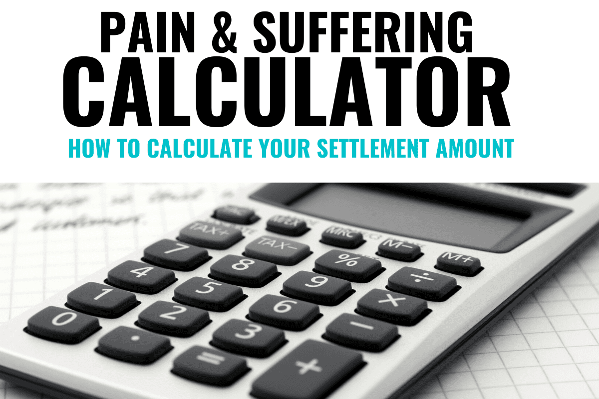 Pain and Suffering Calculator 100% Free Settlement Value Calculator