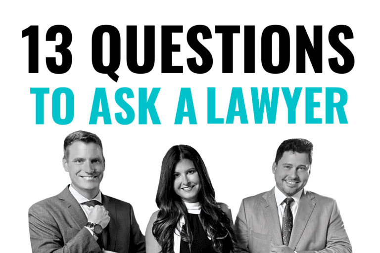 13 Questions to Ask a Lawyer About Car Accident Case