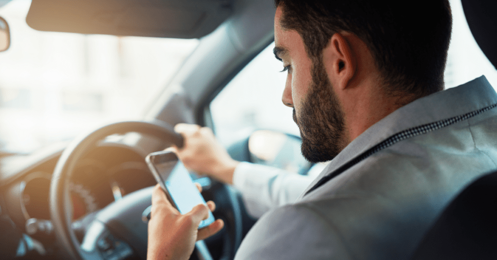 uber distracted driving